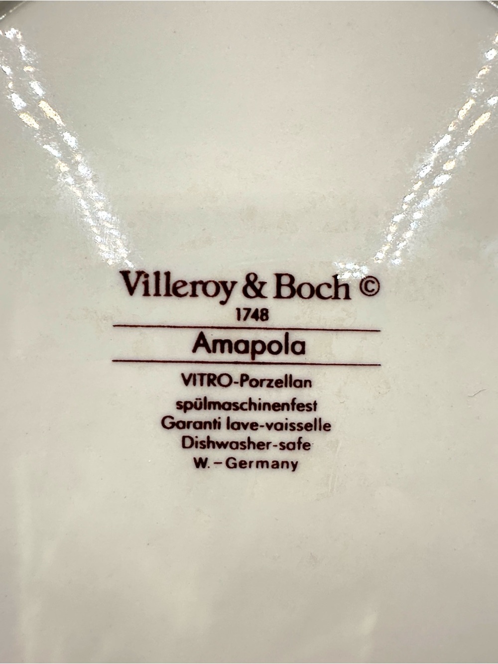2 Villeroy & Boch Amapola Dinner Plates. W. Germany - Picture 4 of 11